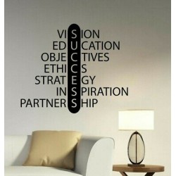 Success Wall Decal Vinyl...