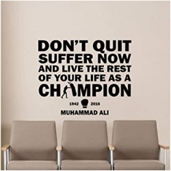 Muhammad Ali Quote Wall...