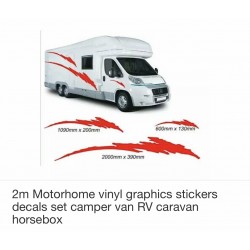 2m Motorhome vinyl graphics...