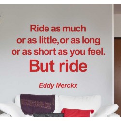 Eddy Merckx Quote Sticker