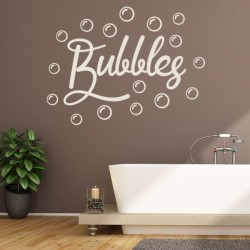 Bubbles Bathroom Quote Wall...