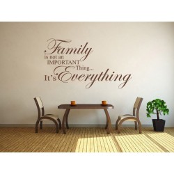 Family is Everything wall...