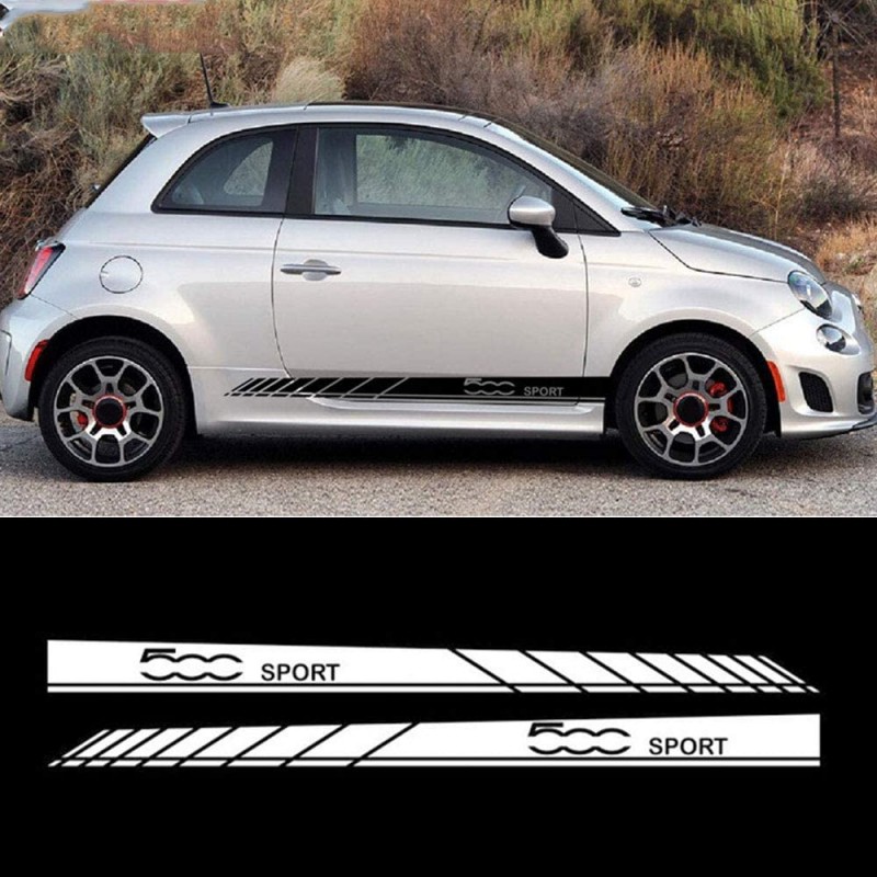 Side Skirt Stripes Car Styling Door Decor Stickers Auto Customized