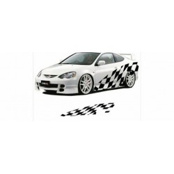 Chequered Car Graphics,...